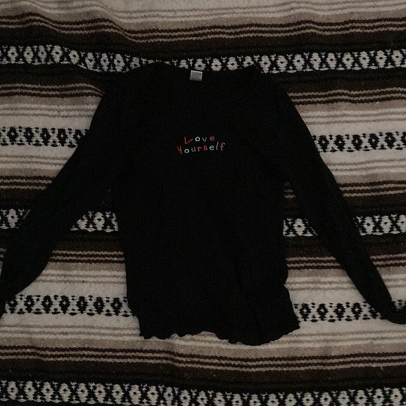 Small Love yourself tight light sweater - Picture 1 of 1